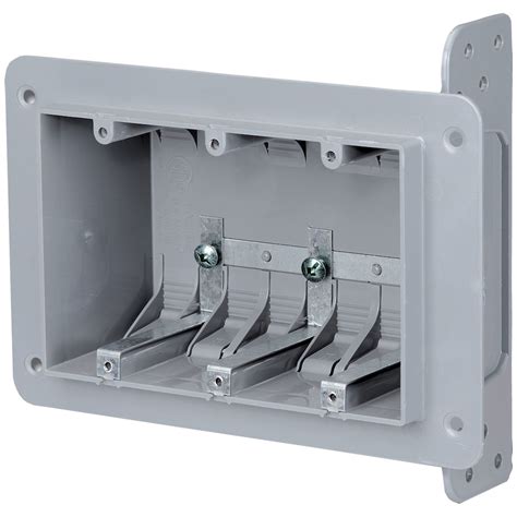 3 gang metal box with bracket|3 gang plastic electrical box.